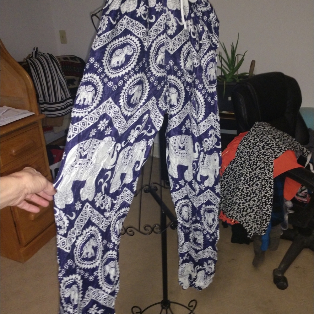Elephant silky pants BNWOT